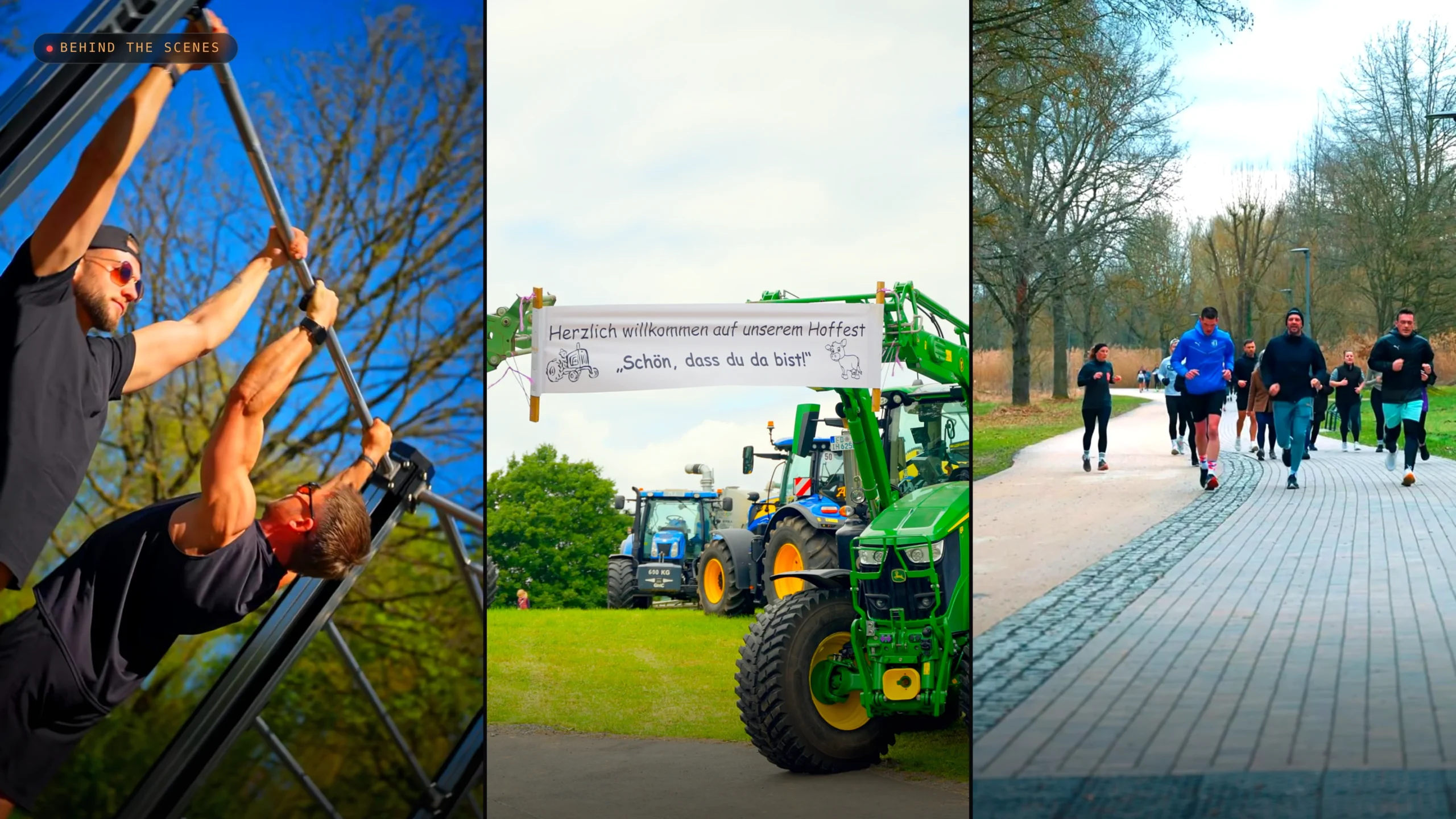 Aftermovie-Dreh von MQMedia: Workout-Event, Hoffest und Lauf-Event